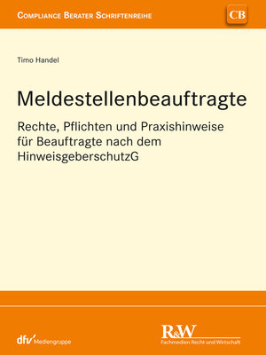 cover image of Meldestellenbeauftragte
